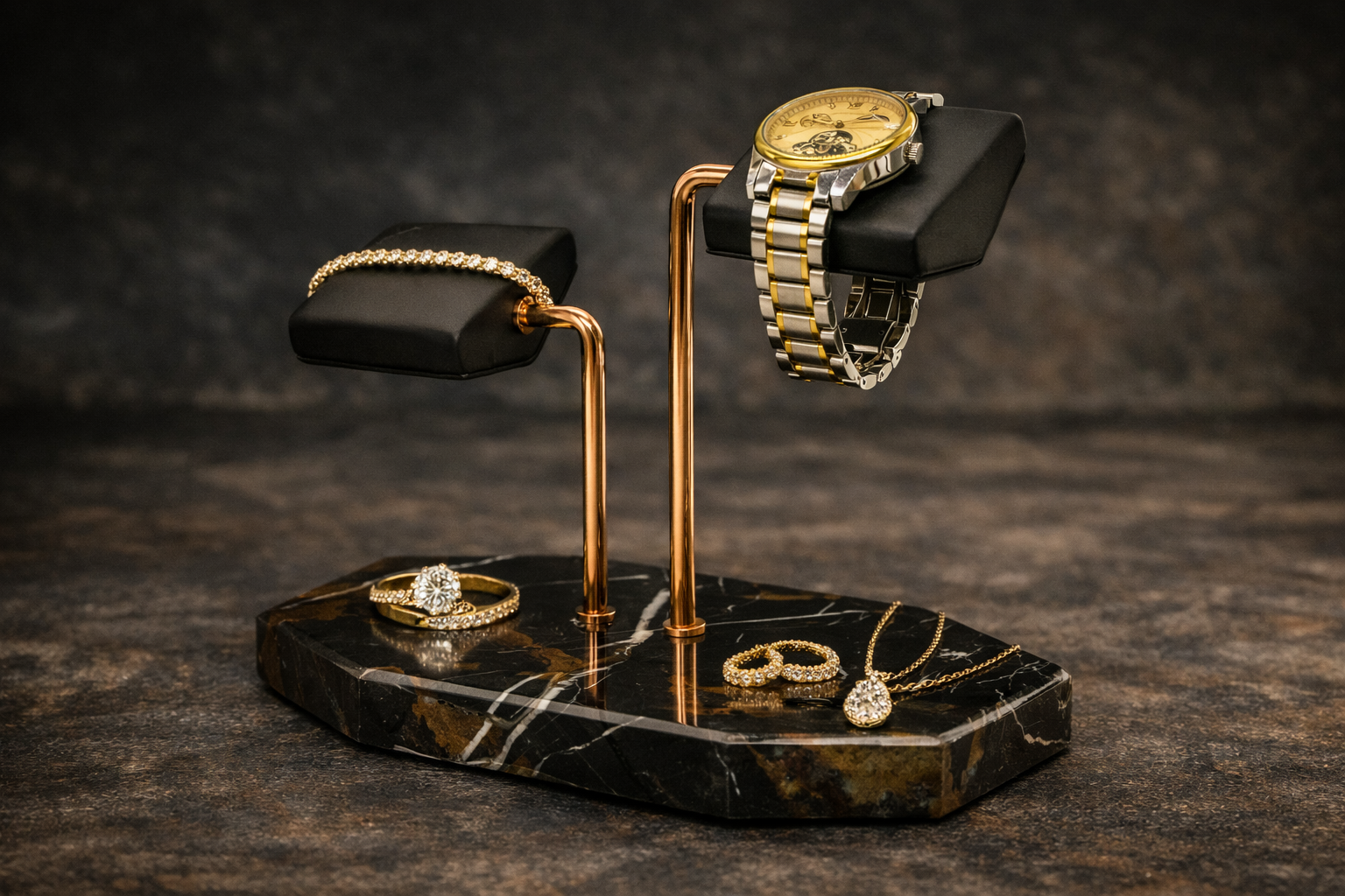 Marmeren Horlogehouder – Massief, Modern & Exclusief