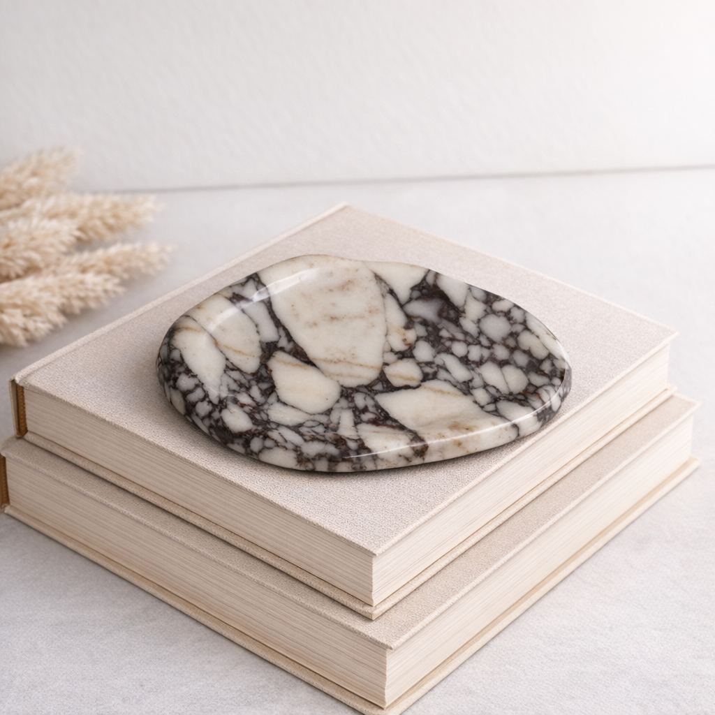Natuurlijke Marmeren Tray – Minimalistische Luxe